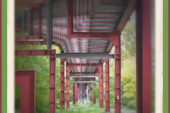 Industrieweg in der Natur
